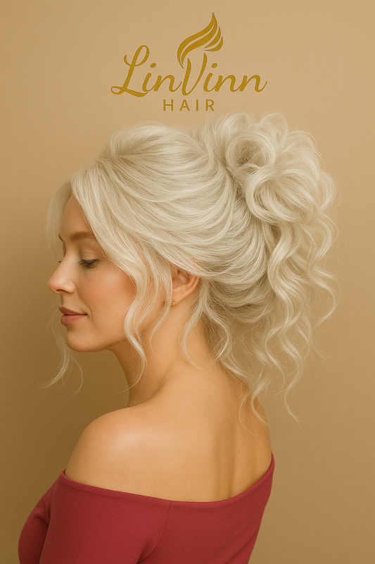 Ijsblond bun