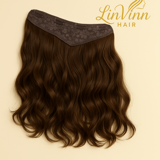 NATUURLIJK BRUIN LIVIA CLIP INS 60 CM