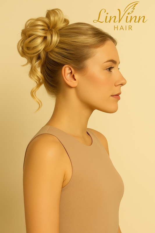 SCRUNCHIE HONING/BLOND MIX
