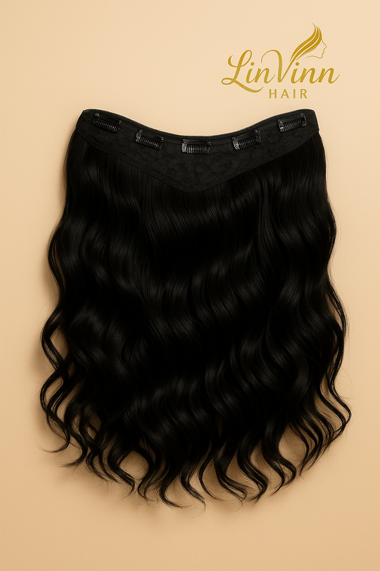 ZWART BRUIN LIVIA CLIP INS 60 CM