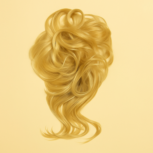 SCRUNCHIE HONING/BLOND MIX