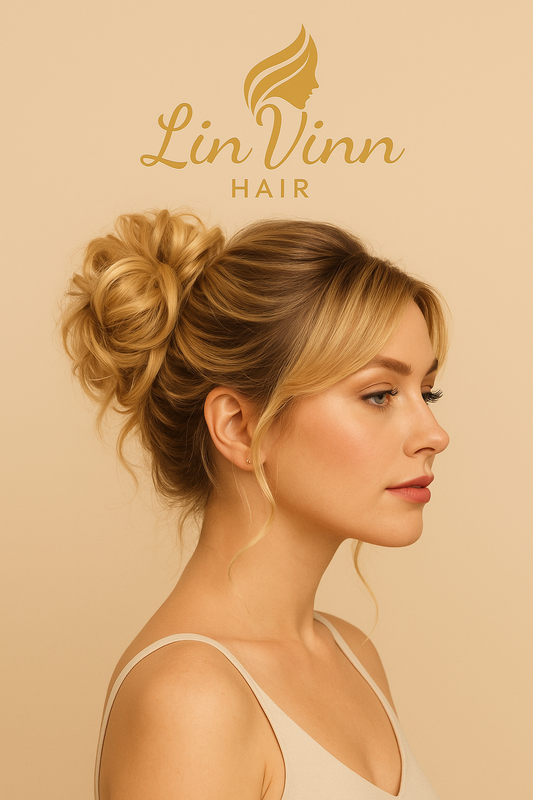 WARME BUN CLIP KARAMEL BLOND