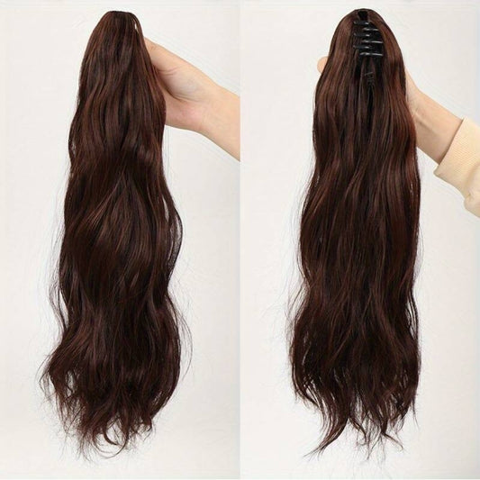 BELLA DONKER BRUIN 40 CM DEEP WEAVE
